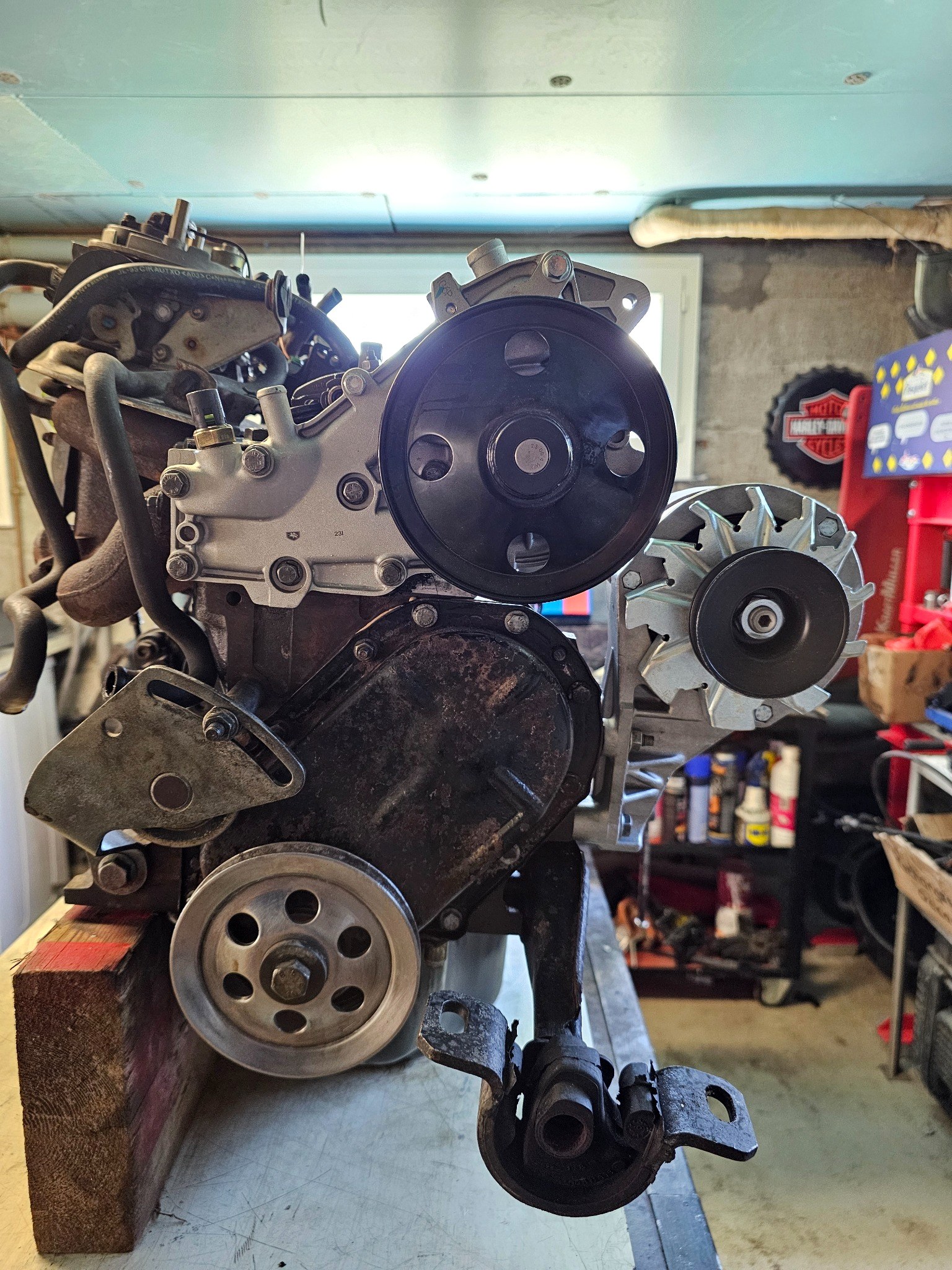 Moteur en restauration